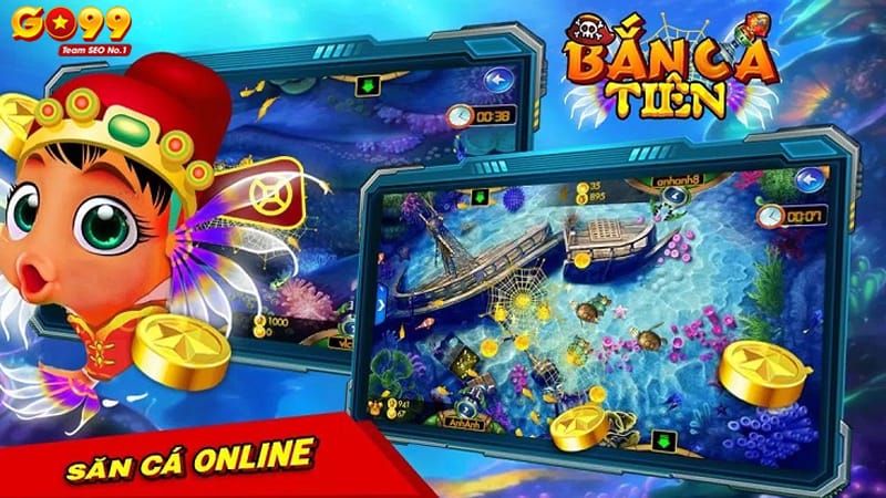 Bắn cá tiên độc đáo và hấp dẫn tại casino online GO99