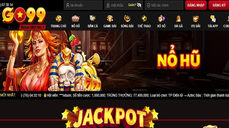 Nổ Hũ Jackpot - Khám Phá Bí Kíp Săn Thưởng Đỉnh Cao